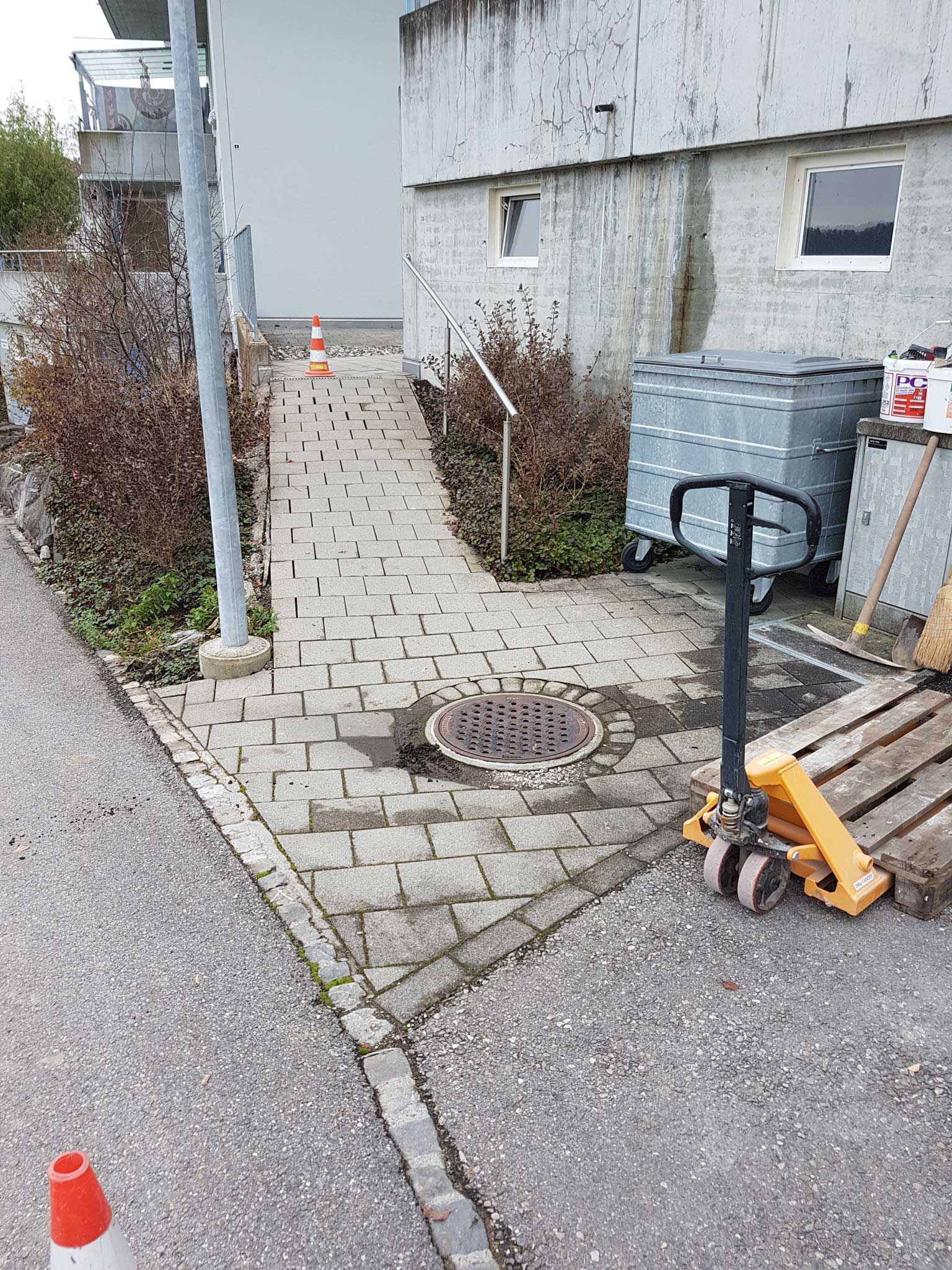 Zugang Neuhausgasse (Umgebung), November 2019
