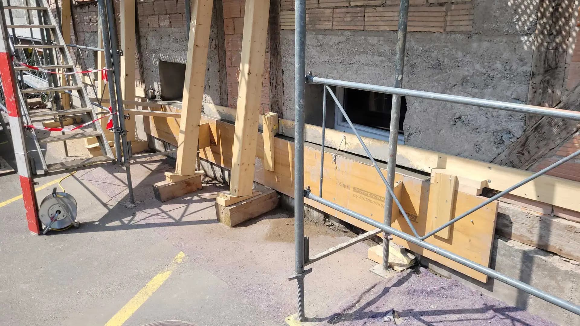Sanierung Riegmauer (Kundenarbeiten), Juni 2025